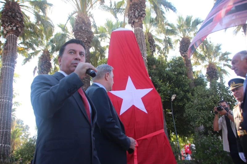 256 Bodrumlu şehidin isminin yer aldığı anıt törenle açıldı
