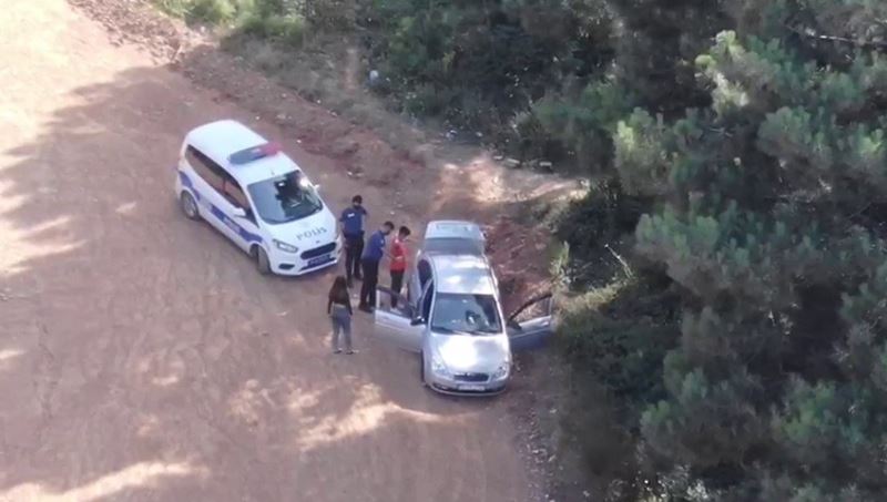 Aydos Ormanı’na kaçak giren araç sürücüsüne ceza
