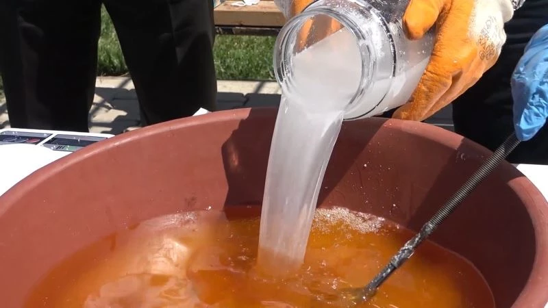 Atık yağlar çörek otlu sabuna dönüşüyor
