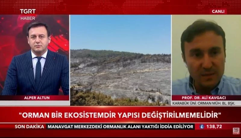Prof. Dr. Kavgacı: “Bu evin sahibi Kızılçam”
