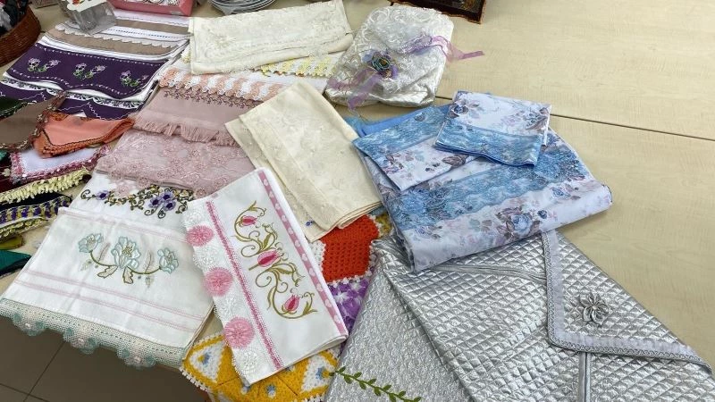 Manavgat yangınında Gamze’nin küle dönen çeyiz eşyaları, Pursaklar Belediyesi’nde hazırlanıyor
