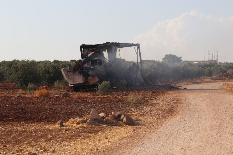 Suriye Sivil Savunması, terör örgütü PKK’nın saldırı görüntülerini yayınladı
