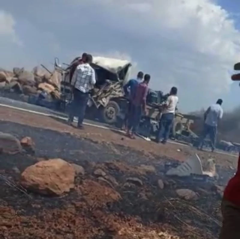 Elektrik tellerinden çıkan yangın kazaya neden oldu: 1 yaralı
