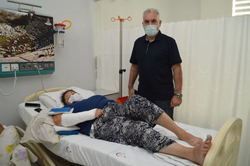 Muğla’daki yangınlarda yaralanan iki kişinin tedavisi sürüyor
