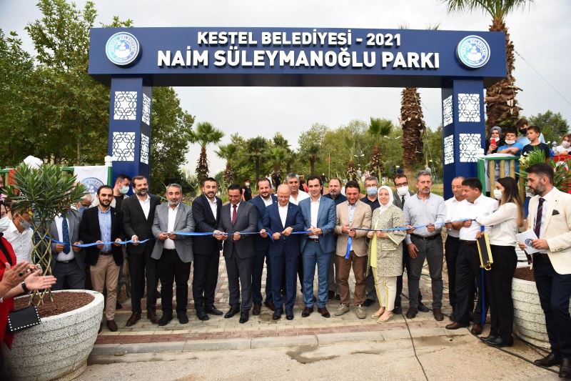 Kestel’de Naim Süleymanoğlu Parkı hizmete açıldı
