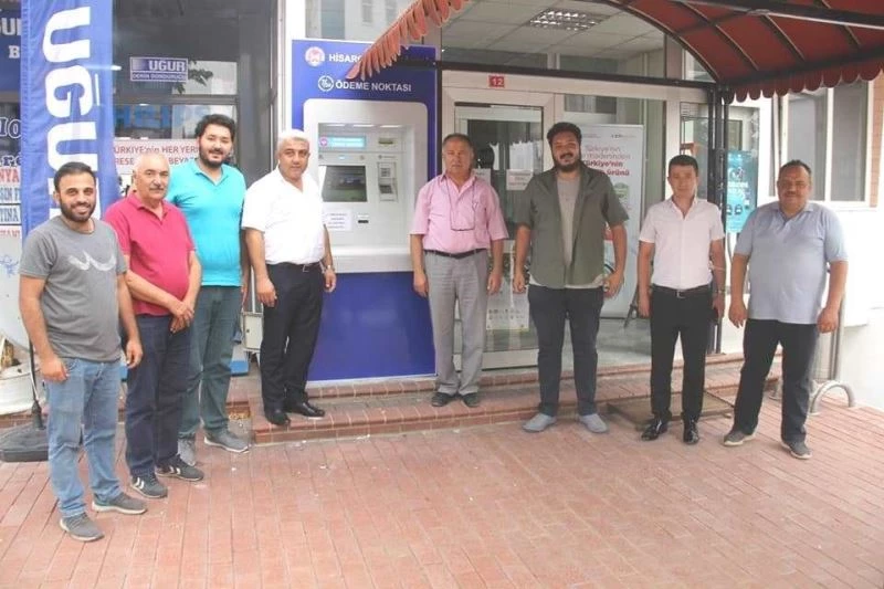 Hisarcık’ta su dolum ve ödeme noktası hizmete girdi
