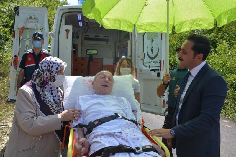 Kıbrıs gazisinin 4 yıllık isteğini kaymakam gerçekleştirdi
