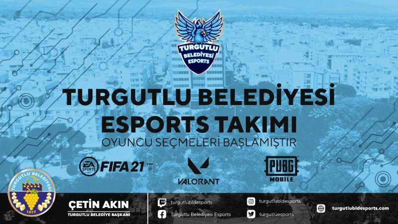 Manisa’nın ilk ve tek belediye esports takımı Turgutlu Belediyesinden
