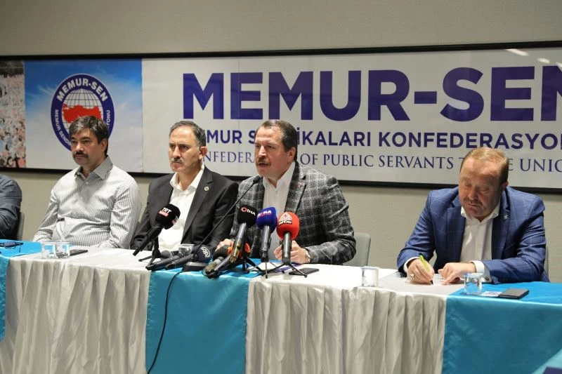 Memur-Sen Genel Başkanı Yalçın: “Kazanım yönüyle en yüksek toplu sözleşme”

