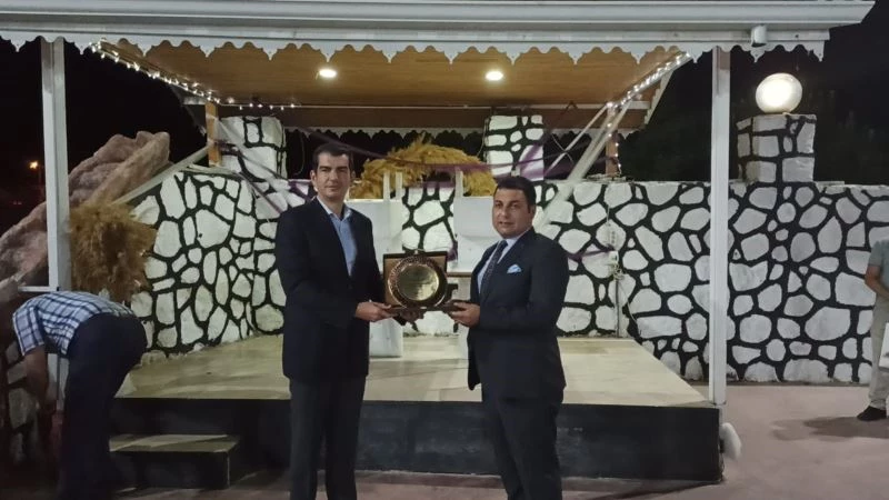 Başkan Yıldırım’dan Kaymakam Köksal’a veda yemeği
