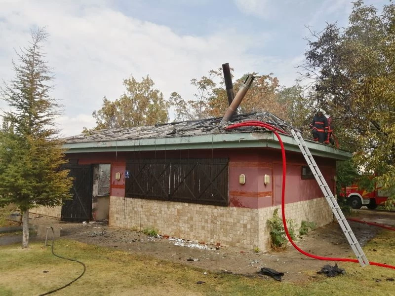 ODTÜ yerleşkesinde tesis yemekhanesinde yangın
