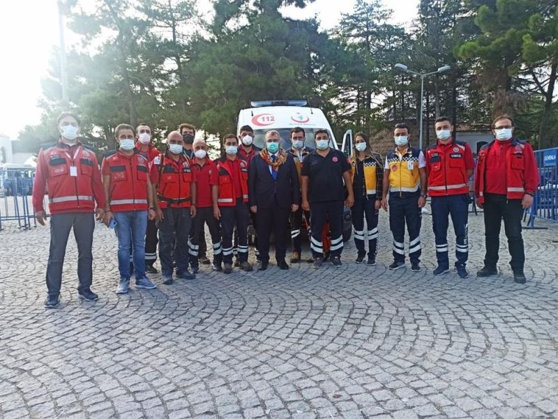 Bakan Yardımcısı Eldemir’den sağlık çalışanlarına ziyaret
