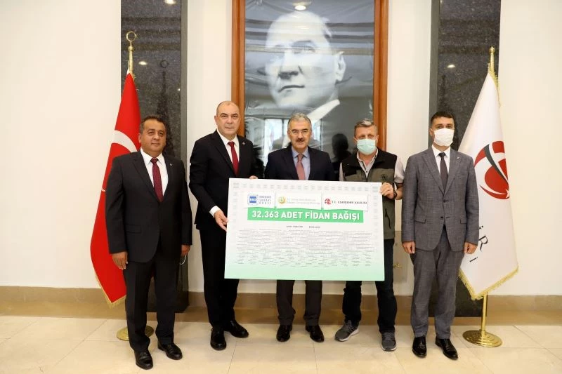 ESO üyelerinden yanan ormanların yeşermesi için destek
