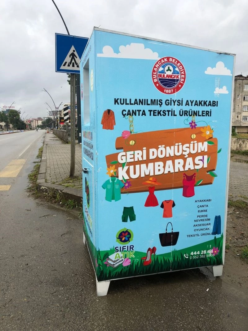Bulancak’ta eski giysiler geri dönüşümle değerlendirilecek

