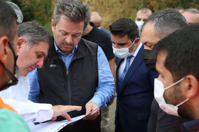 Giresun’da geçtiğimiz yıl yaşanan sel afetinin izleri silinmeye çalışılıyor
