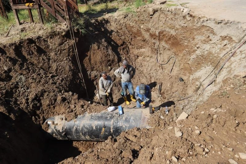 DİSKİ, içme suyu hattındaki arızayı kısa sürede giderdi

