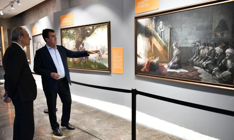 Dündar, Kaymakam Partal’ı Fetih Müzesi’nde ağırladı
