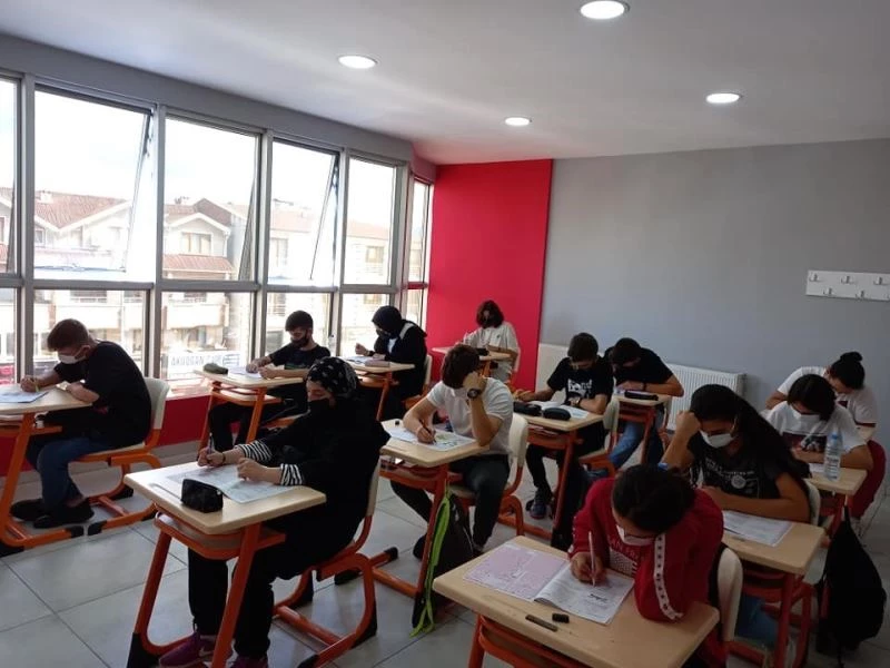Açı kursta TYT deneme sınavları başladı
