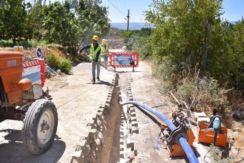 MESKİ, Mut Tuğrul Mahallesine yeni içmesuyu hattı kazandırıyor
