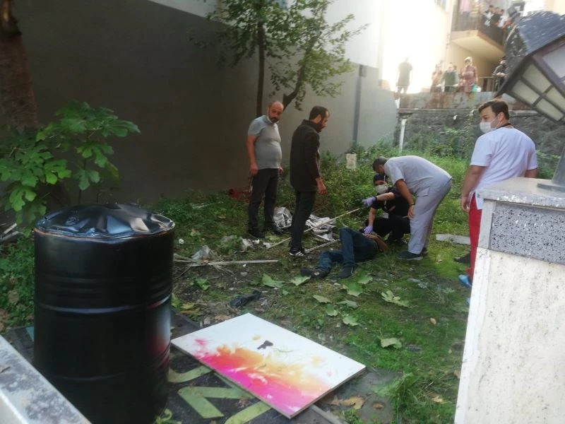 Varil bomba gibi patladı: 1 yaralı
