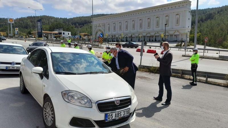 Ahilik Haftası’nda sürücülere leblebi ikramı
