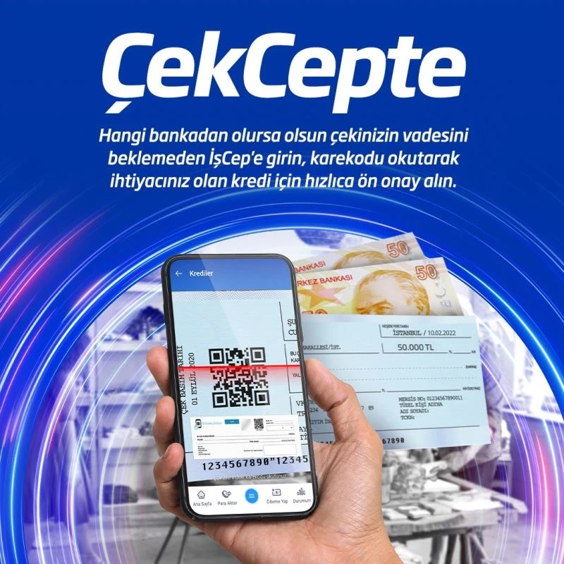 Esnaf ve KOBİ’lere vadesi gelmemiş çekleri nakde çevirme kolaylığı
