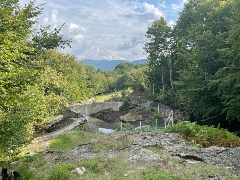 Esentepe köyünde su barajı çalışması tamamlandı
