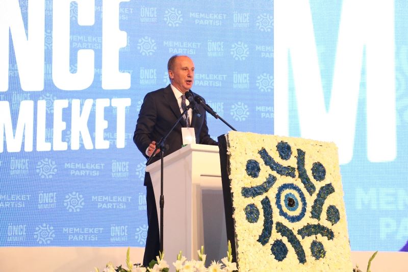 Memleket Partisi Genel Başkanı Muharrem İnce: “Genel başkan olarak cumhurbaşkanı adayı olmak istiyorum, açıklıyorum cumhurbaşkanlığına adayıyım”
