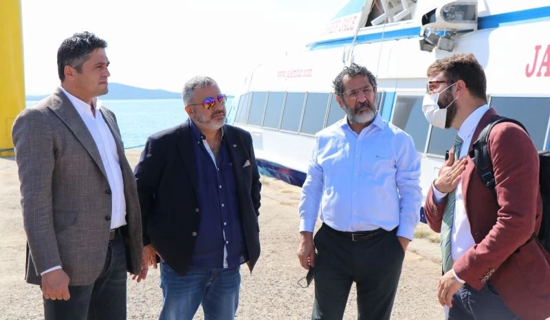 Aliağa-Midilli seferleri için çalışmalar sürüyor
