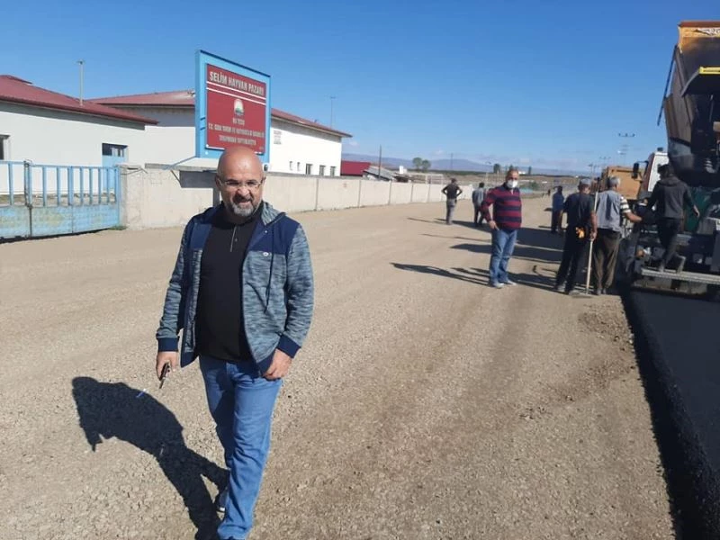 Selim Belediyesi’nde yol çalışmaları hızlandırıldı
