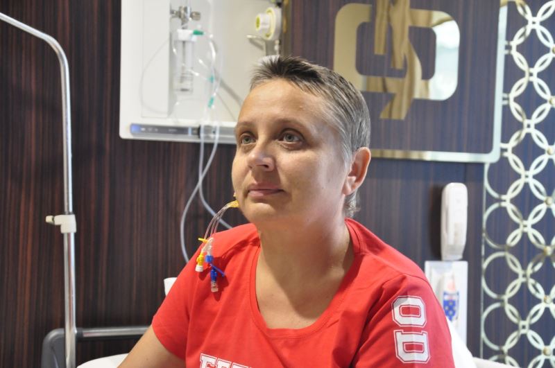 Ukraynalı Nadia Slychuk, Mersin’de sağlığına kavuştu
