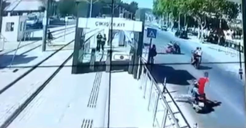 Okul dönüşü kahreden kazanın görüntüleri ortaya çıktı
