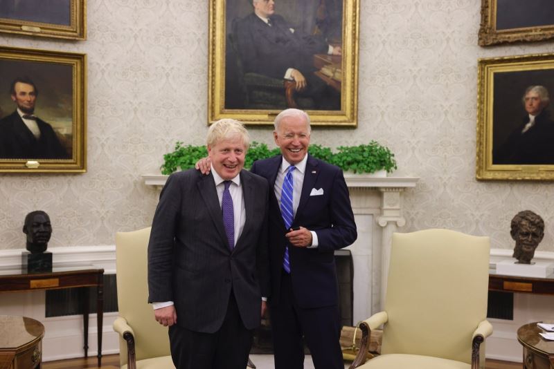 İngiltere Başbakanı Boris Johnson, ABD Başkanı Biden ile görüştü
