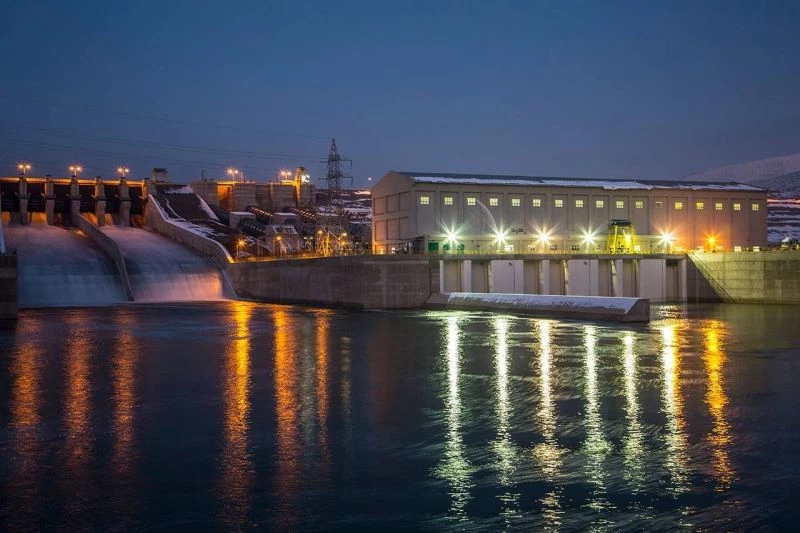 Bağıştaş 1 Barajı ve HES enerji üretimi ile ülke ekonomisine katkı sağlıyor
