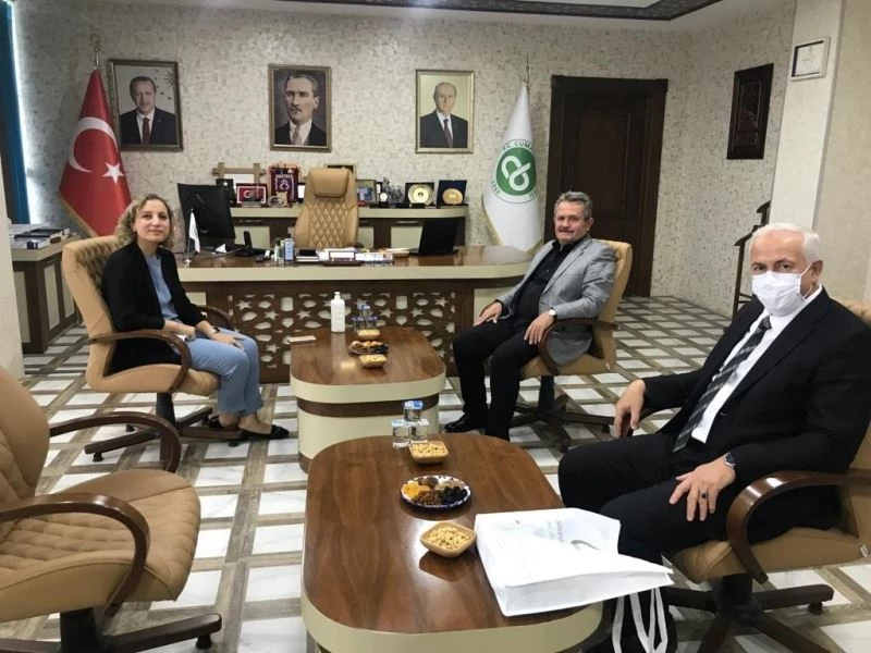 Rektör Çakar’dan Başkan Koloğlu’na ziyaret
