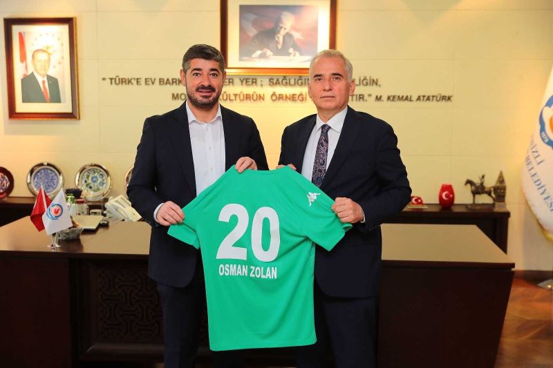 Denizlispor’dan Başkan Zolan’a ziyaret
