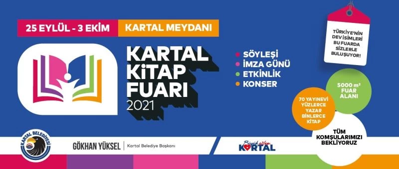 Kartal Kitap Fuarı kitapseverler ile yazarları buluşturuyor

