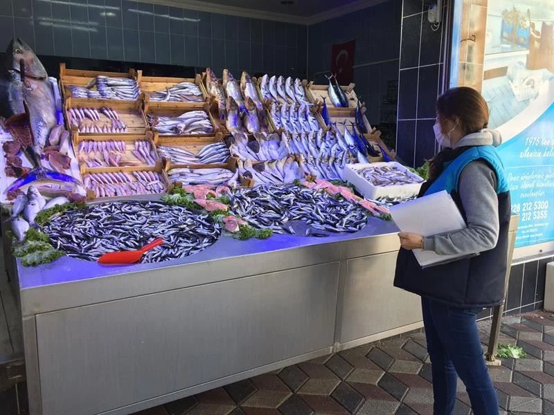 Balık satışı yapan yerler denetlendi
