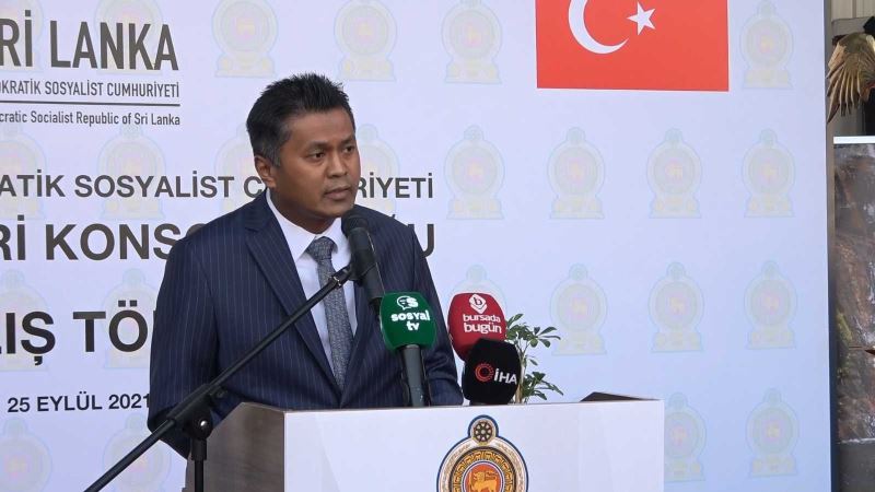 Sri Lanka Demokratik Sosyalist Cumhuriyeti Bursa Fahri Konsolosluğu törenle hizmete açıldı
