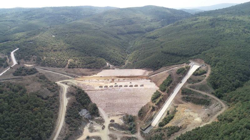Bilecik Pazaryeri Dereköy Barajı’nda çalışmalar devam ediyor
