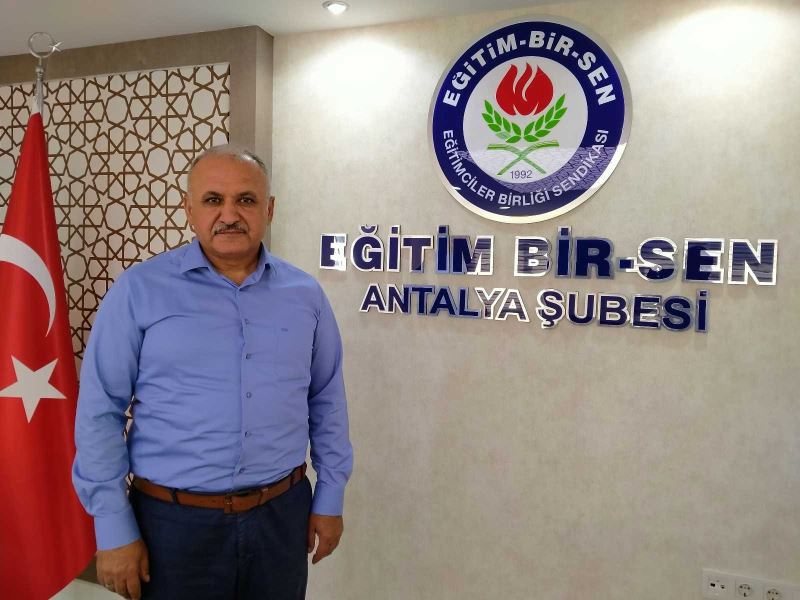 Eğitim Bir Sen Antalya Şube Başkanı Miran: “Acilen adım atılmalı, okulların hizmetli ihtiyacı karşılanmalı”
