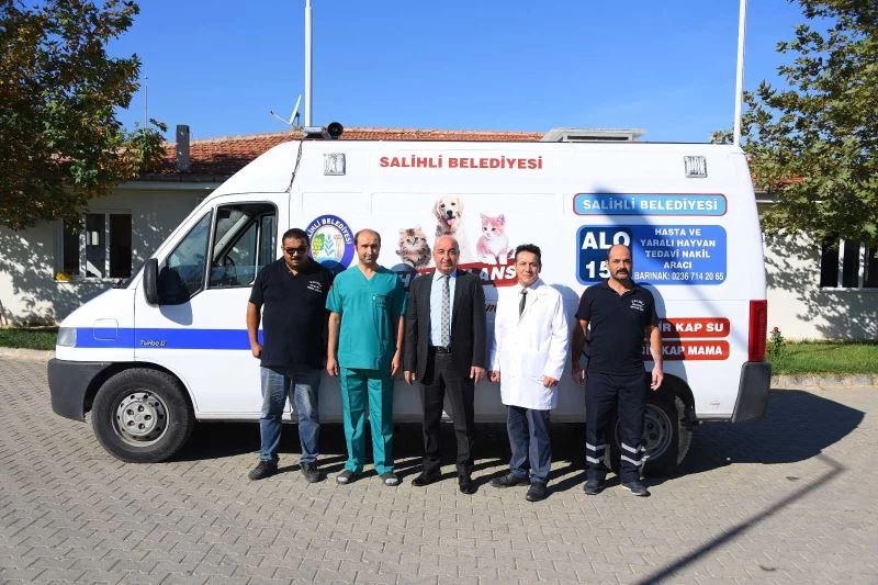 Salihli’de hayvan ambulansı “Haybulans” hizmete girdi
