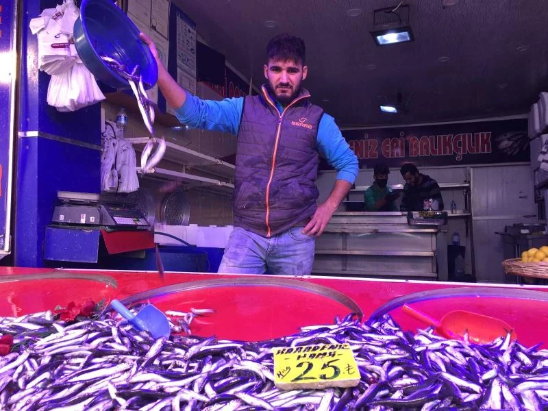 Hamsinin fiyatı düşmeye devam ediyor
