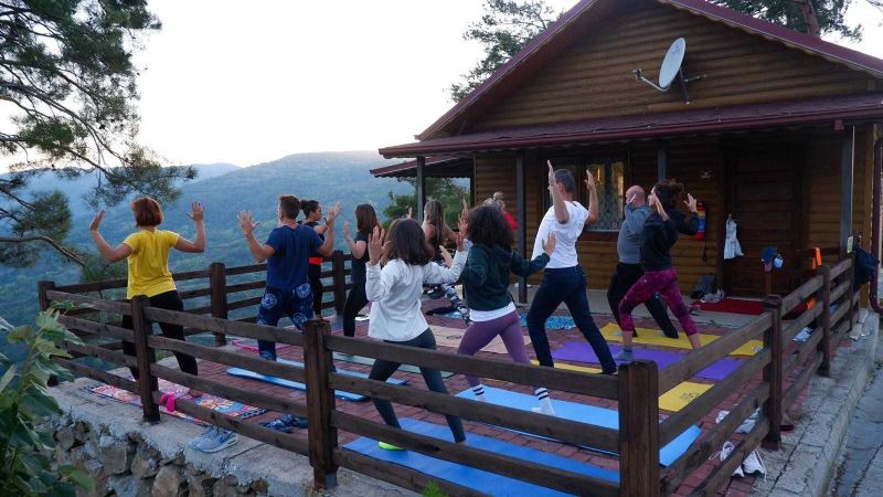 Ihlamur Teras’ta yoga kampı ilgi gördü
