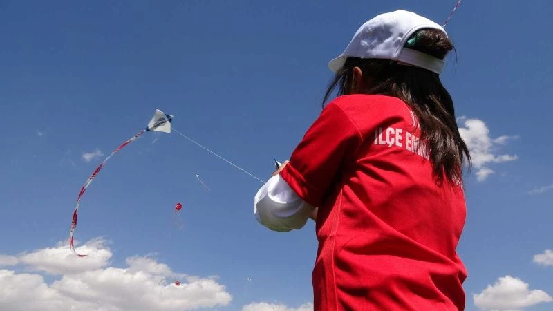 Yüksekova polisi engeli çocuk için gökyüzünü uçurtmalarla süsledi
