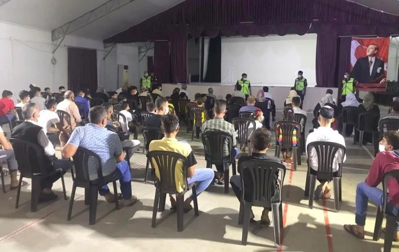 Jandarmadan Suriyeli sığınmacılara trafik eğitimi
