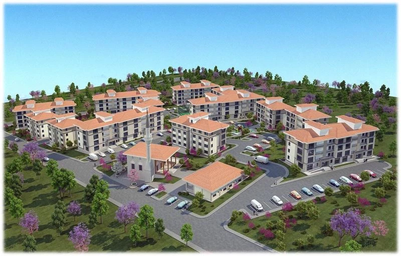 Denizli’de blokların kaydığı iddialarına TOKİ’den yanıt
