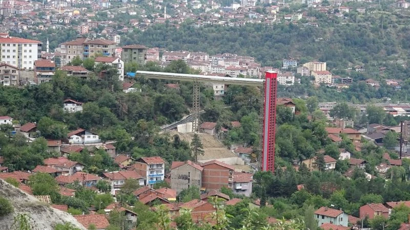 Karabük’ün en yüksek kule asansörü hizmete açıldı
