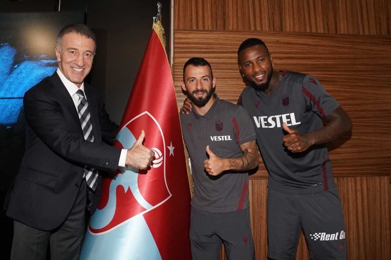 Trabzonspor, Siopis ve Denswil için imza töreni düzenledi
