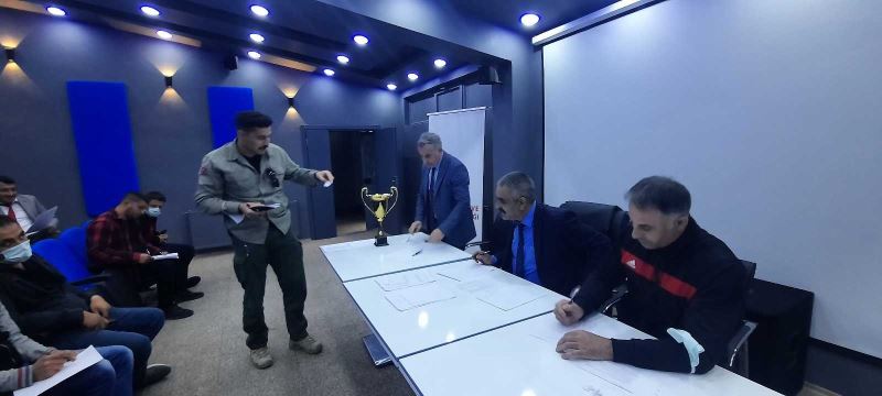Eleşkirt’te Kurumlar Arası Voleybol Turnuvası Kura Çekimi Yapıldı
